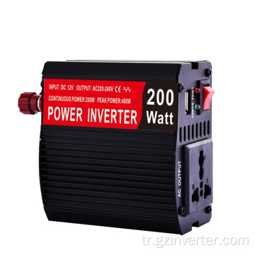 200W mini araba gücü değiştirilmiş sinüs dalga inverter